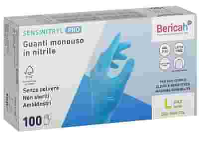 GUANTO MONOUSO SENSINITRYL PRO IN NITRILE LARGE 100 PEZZI