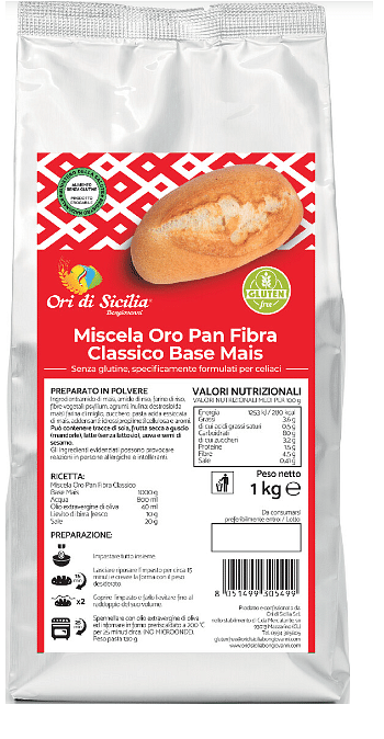 Mix Oro Pan Base Mais 1 Kg