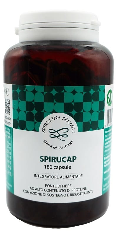 SPIRUCAP SPIRULINA BIOLOGICA IN POLVERE 180 CAPSULE