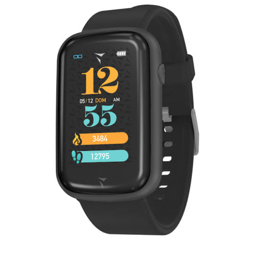TECHMADE STEPS SMARTWATCH TOTAL BLACK