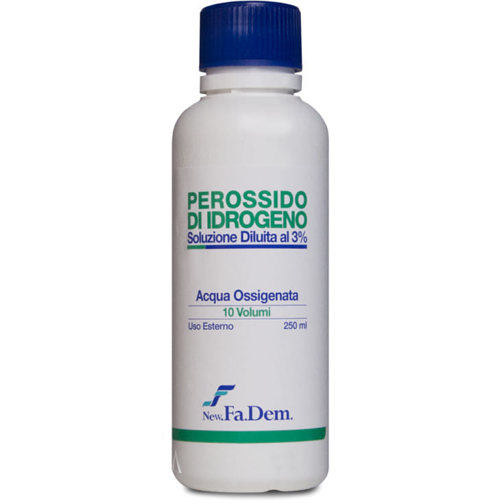 ACQUA OSSIGENATA 10 VOLUMI DILUITA AL 3% 250 ML
