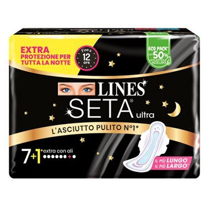 Lines Seta Ultra Assorbenti Extra Dwct 7+1 Pezzi
