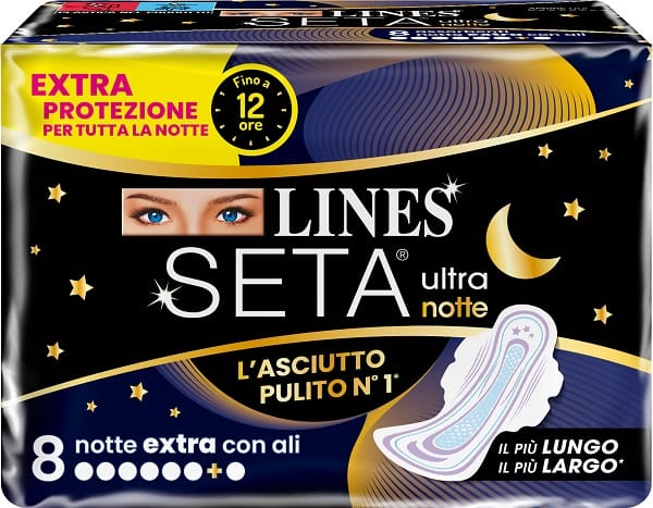 Lines Seta Ultra Assorbenti Extra Dwct 8 Pezzi