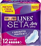 LINES SETA ULTRA ASSORBENTI LADY ALI DWCT 12 PEZZI