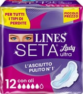 LINES SETA ULTRA ASSORBENTI LADY ALI DWCT 12 PEZZI