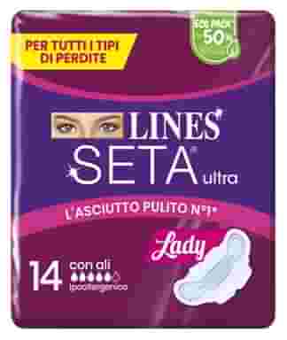 LINES SETA ULTRA ASSORBENTI LADY ALI CP 14 PEZZI