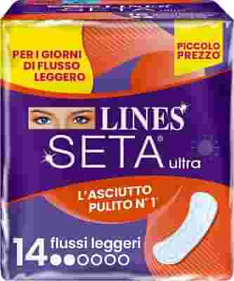 LINES SETA ULTRA ASSORBENTI LEGGERO DWCT 14 PEZZI