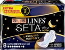 LINES SETA ULTRA ASSORBENTI NOTTE 8 PEZZI
