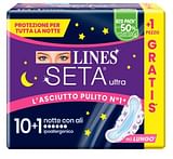 LINES SETA ULTRA ASSORBENTI NOTTE CP 10+1 PEZZI