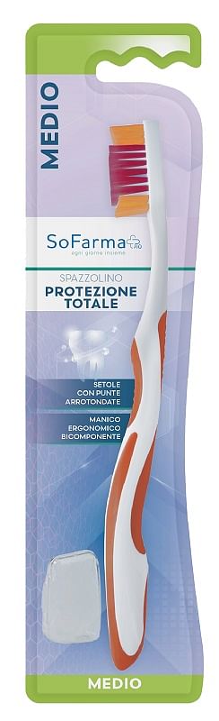 Spazzolino Total Protection Setole Medie Sofarmapiu'