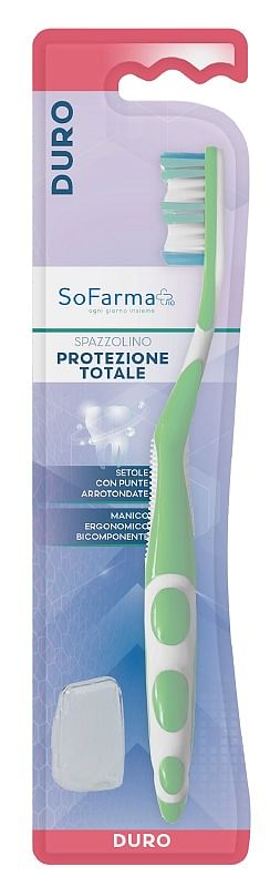 Spazzolino Total Protection Setole Dure Sofarmapiu'