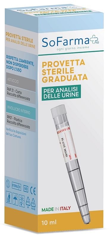 Provetta Urina 10 Ml Sofarmapiu'