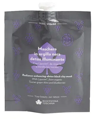 MASCHERA ARGILLA NERA DETOX ILLUMINANTE 30 G MASCHERA ARGILLA NERA DETOX ILLUMINANTE 30 G