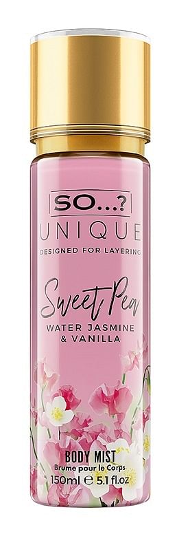 So Unique Sweet Pea Body Mist 150 Ml