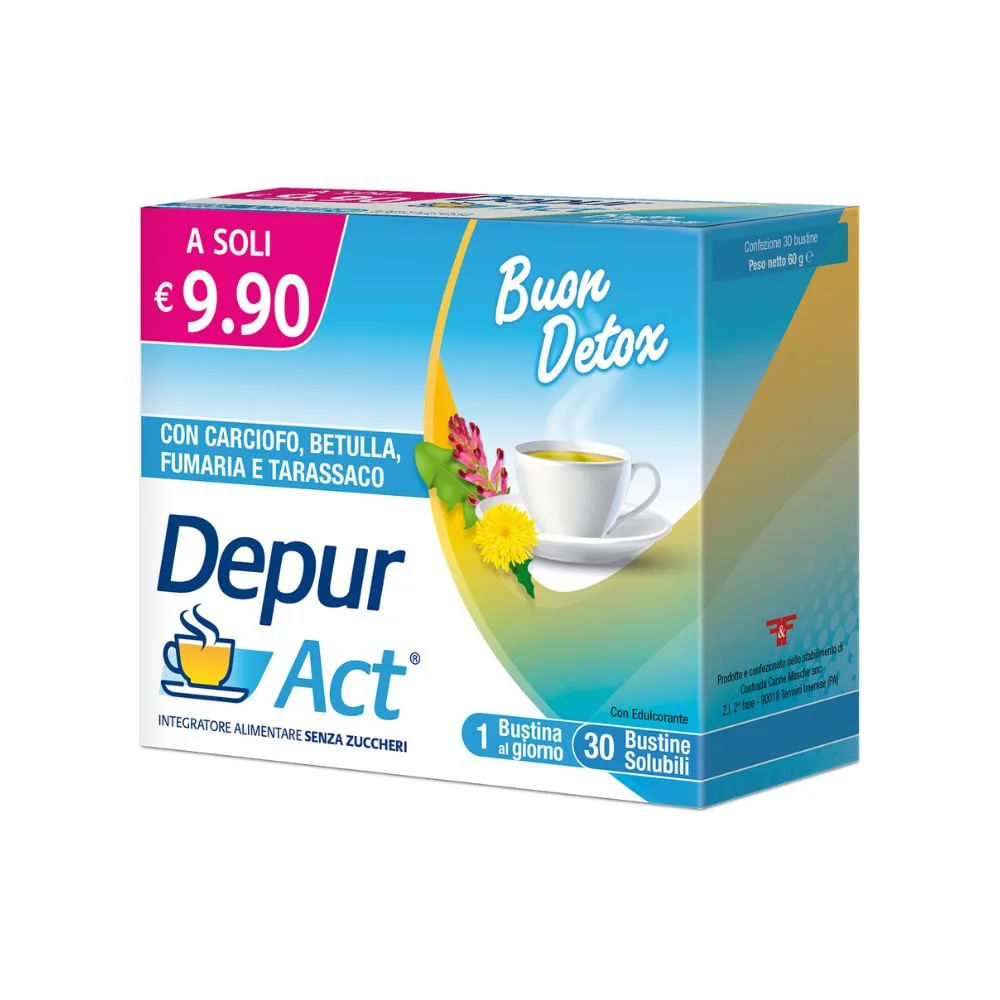 DEPUR ACT 30 BUSTINE SOLUBILI SENZA ZUCCHERI