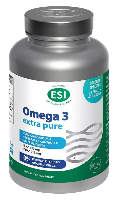 ESI OMEGA 3 EXTRA PURE 80 PERLE + 40 PERLE IN OMAGGIO