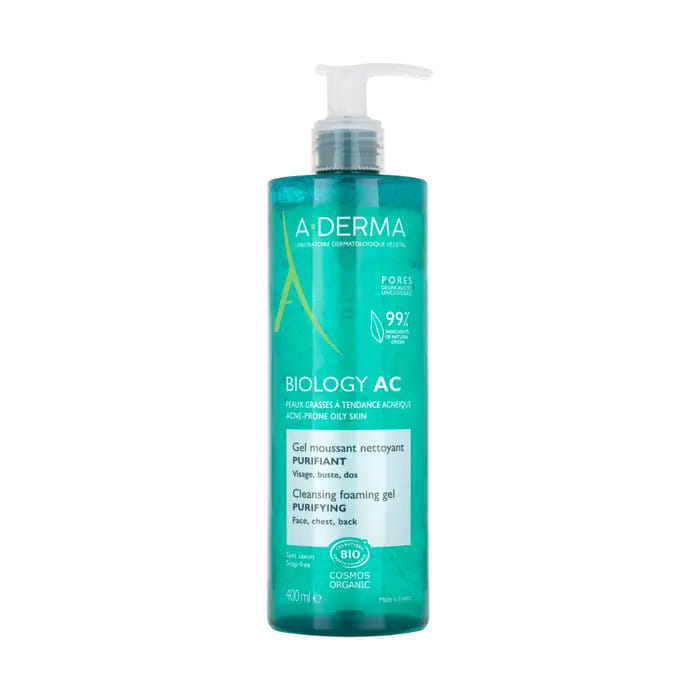 ADERMA BIOLOGY AC GEL DETERGENTE SCHIUMOGENO PURIFICANTE 400 ML