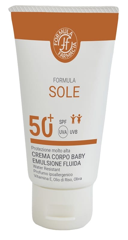 FORMULA SOLE CREMA CORPO BABY EMULSIONE FLUIDA SPF50+ 200 ML