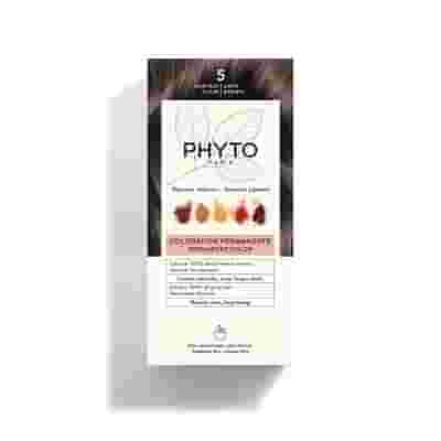 COLOR KIT 5 CASTANO CHIARO LATTE RIVELATORE 50 ML + CREMA COLORANTE 50 ML + MASCHERA PROTETTIVA COLORE 12 ML + GUANTI