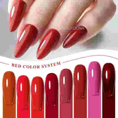 COLORS KIT MANICURE RED AUTUMN 1 FORBICE + 1 LIMA + 1 PINZETTA