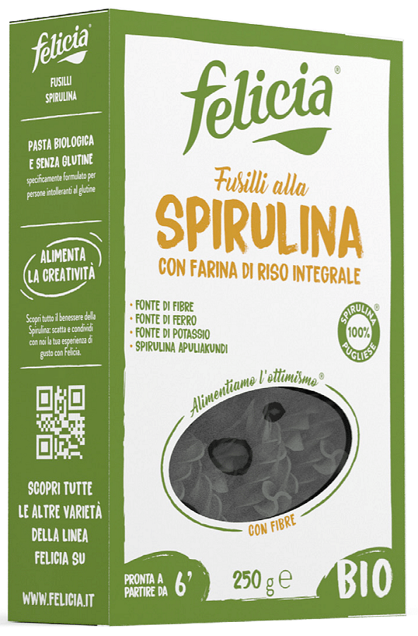 Felicia Fusilli Spirulina 250 G