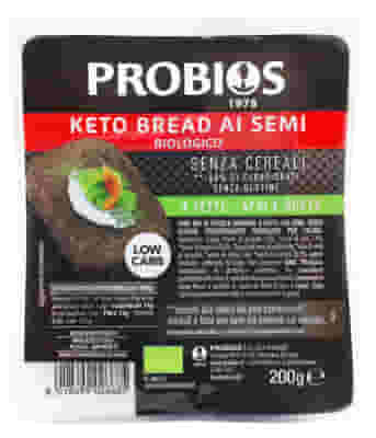 PROBIOS KETO BREAD CON SEMI SENZA GLUTINE 200 G