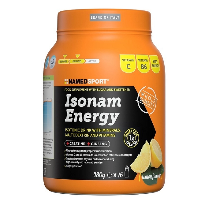 Isonam Energy Lemon Polvere 480 G