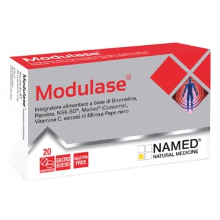 MODULASE 20 COMPRESSE RILASCIO RITARDATO SENZA GLUTINE NATURALMENTE PRIVO DI LATTOSIO