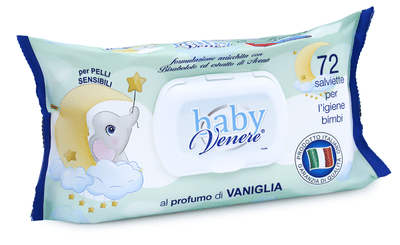VENERE SALVIETTINE BABY VANIGLIA 72 PEZZI