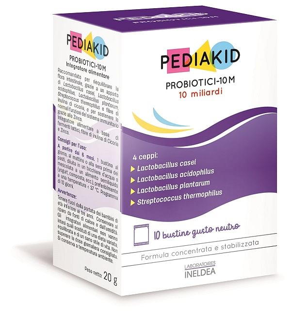 Pediakid Probiotici 10 M 10 Bustine