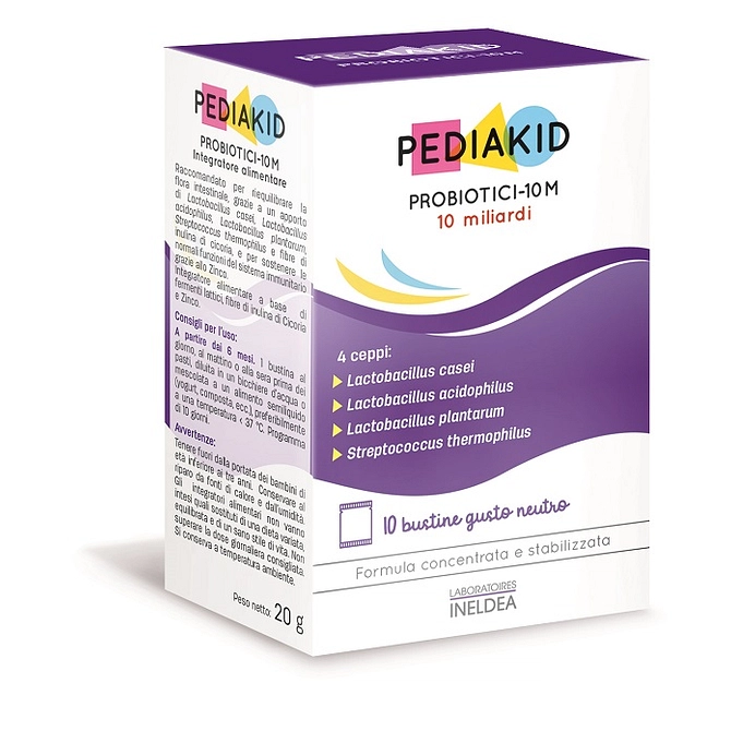 Pediakid Probiotici 10 M 10 Bustine