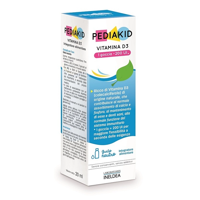 Pediakid Vitamina D3 200 Iu 200 Ml