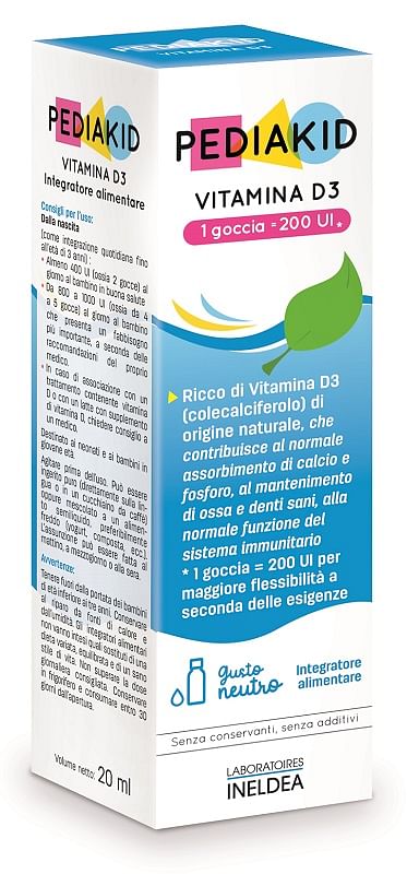 Pediakid Vitamina D3 200 Iu 200 Ml