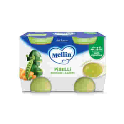 MELLIN OMOGENEIZZATO PISELLI E CAROTE 2 PEZZI DA 130 G