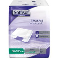 TRAVERSA PER INCONTINENZA SOFFISOF CLASSIC 8 GOCCE 80 X 180 15 PEZZI