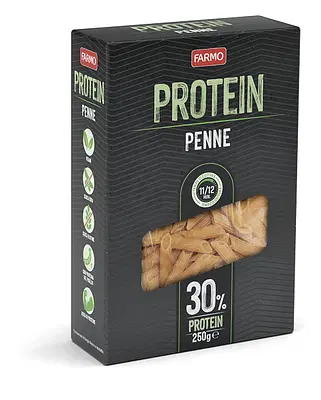 FARMO PROTEIN PENNE 30% 250 G FARMO PROTEIN PENNE 30% 250 G