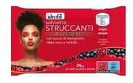 IDROFIL SALVIETTINE STRUCCANTI SUCCO DI MELOGRANO RIBES NERO E MIRTILLO 20 PEZZI