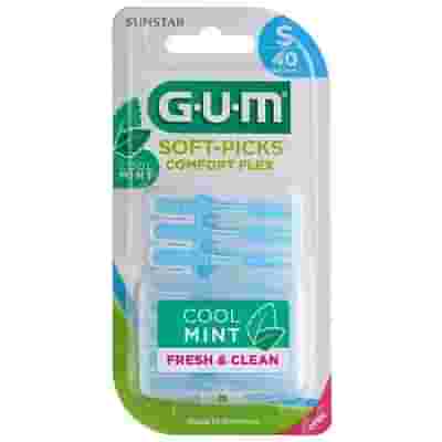 GUM SOFT PICK COMFORT FLEX COOL MINT SMALL SCOVOLINI 40 PEZZI