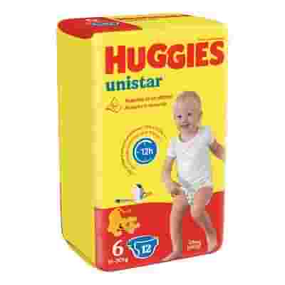 HUGGIES UNISTAR BASE 6 PANNOLINO 6 CONFEZIONI DA 12 PEZZI