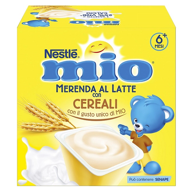 Mio Merenda Al Latte Cereali 4 Pezzi Da 100 G