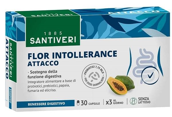 Flor Intollerance Attacco 30 Capsule