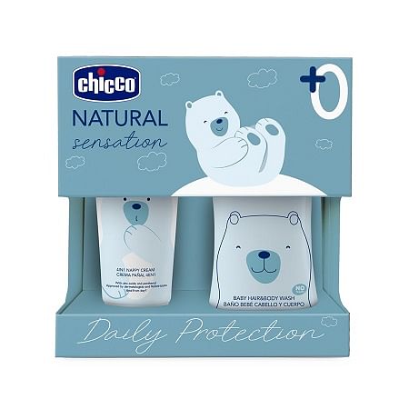 Chicco Natural Sensation Set Bagnoshampoo+Pasta Lenitiva