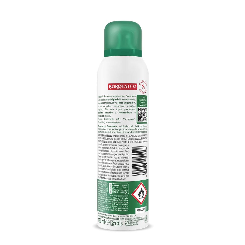 BOROTALCO DEO SPRAY ORIGINALE 150 ML
