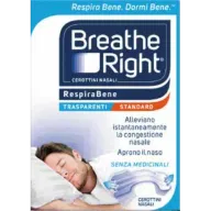 CEROTTI NASALI BREATHE RIGHT TRASPARENTI 10 PEZZI