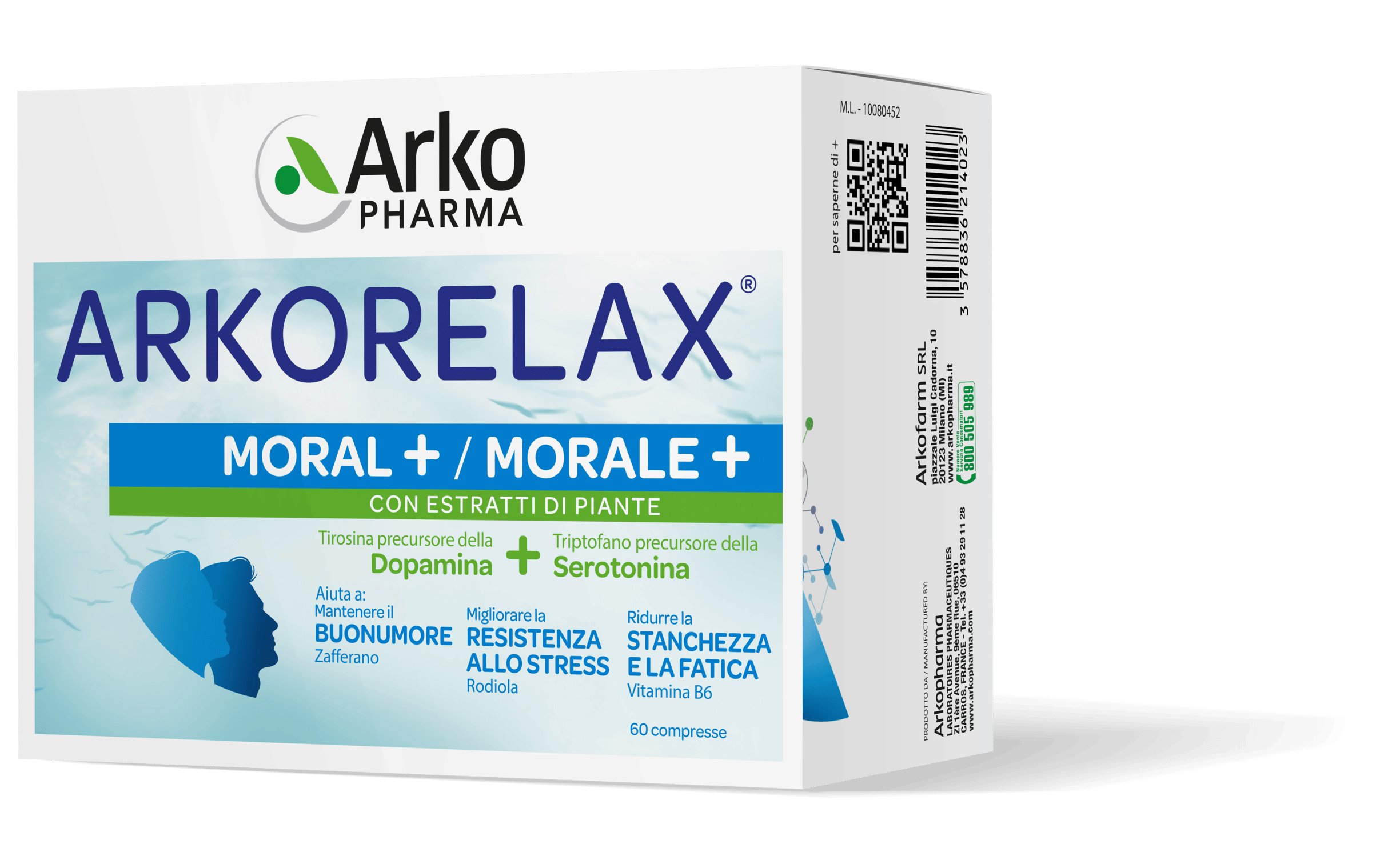 ARKORELAX MORAL+ 60 COMPRESSE