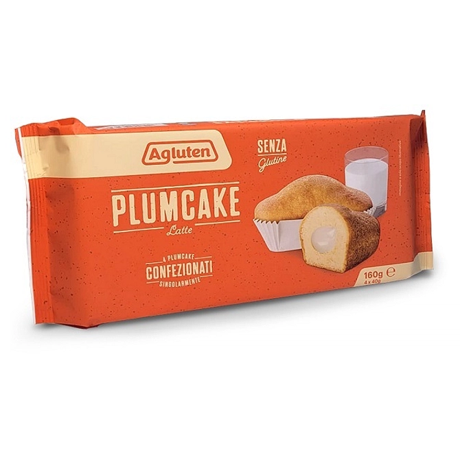 Agluten Plumcake Latte 4 X 40 G