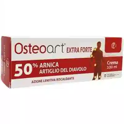 OSTEOART EXTRA FORTE 50% ARNICA E ARTIGLIO DEL DIAVOLO CREMA 100 ML AZIONE LENITIVA NUOVA FORMULA