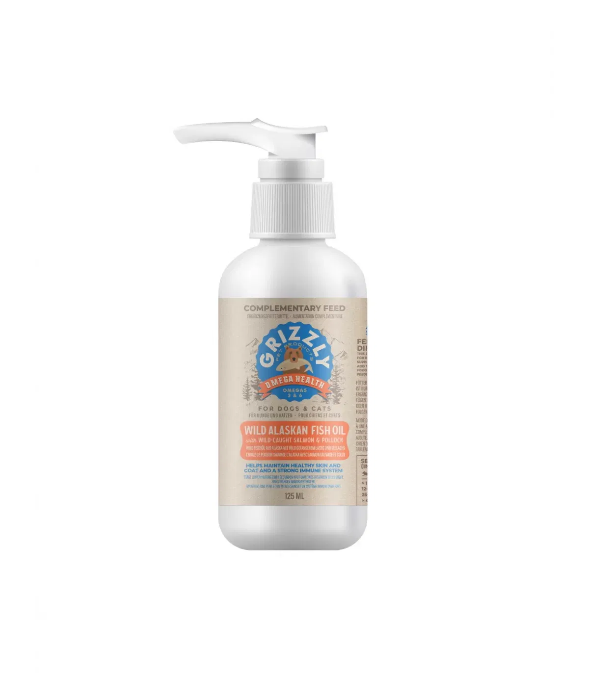 GRIZZLY OMEGA HEALTH 125 ML