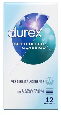 PROFILATTICO DUREX SETTEBELLO CLASSICO 12 PEZZI PROFILATTICO DUREX SETTEBELLO CLASSICO 12 PEZZI