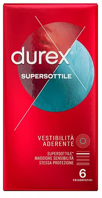 PROFILATTICO DUREX SUPERSOTTILE CLOSE FIT 6 PEZZI PROFILATTICO DUREX SUPERSOTTILE CLOSE FIT 6 PEZZI